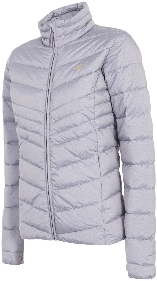 H4z19 Kurtka Puchowa Damska 4f - Szary, XXXL A-Sport
