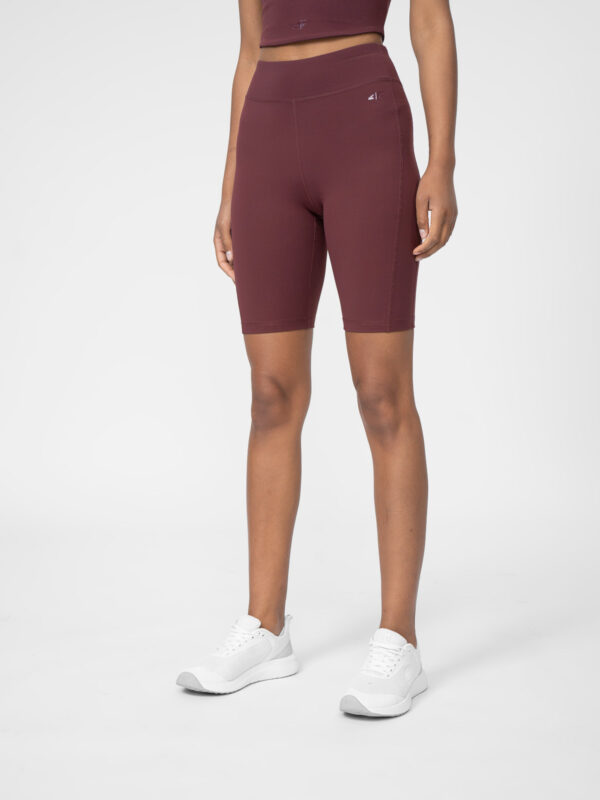 Legginsy Damskie 4f - CIEMNY FIOLET, M A-Sport