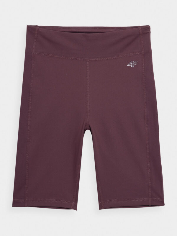 Legginsy Damskie 4f - CIEMNY FIOLET, M A-Sport