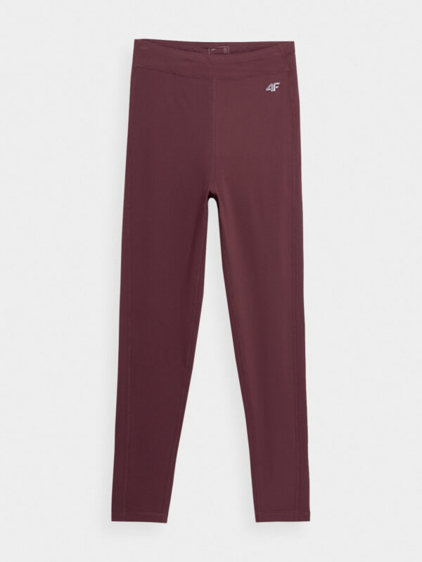 Legginsy Damskie 4f - CIEMNY FIOLET, S A-Sport