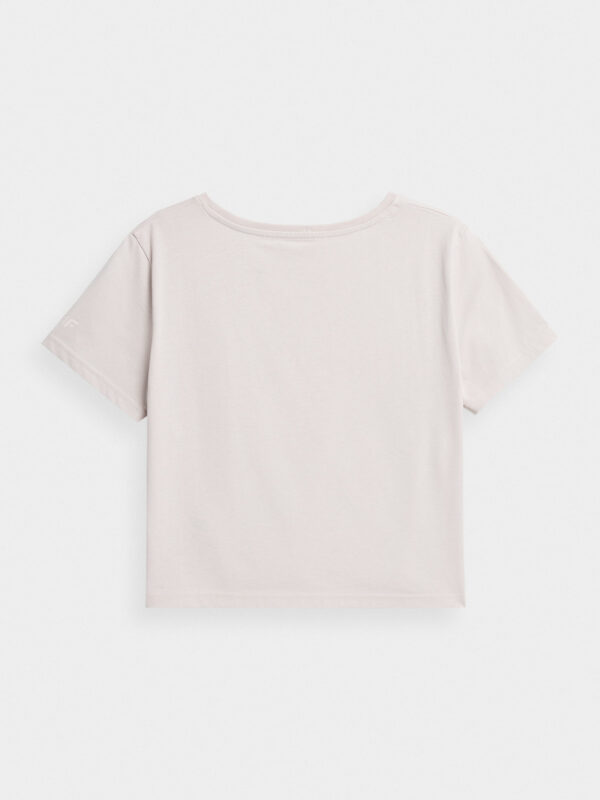 T-shirt Damski 4f - Beżowy, S A-Sport