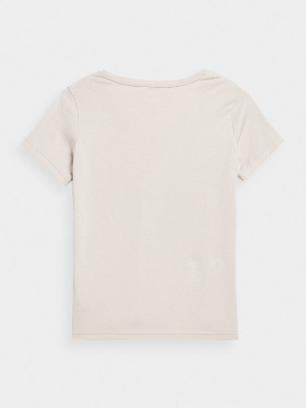 T-shirt Damski 4f - Beżowy, XS A-Sport