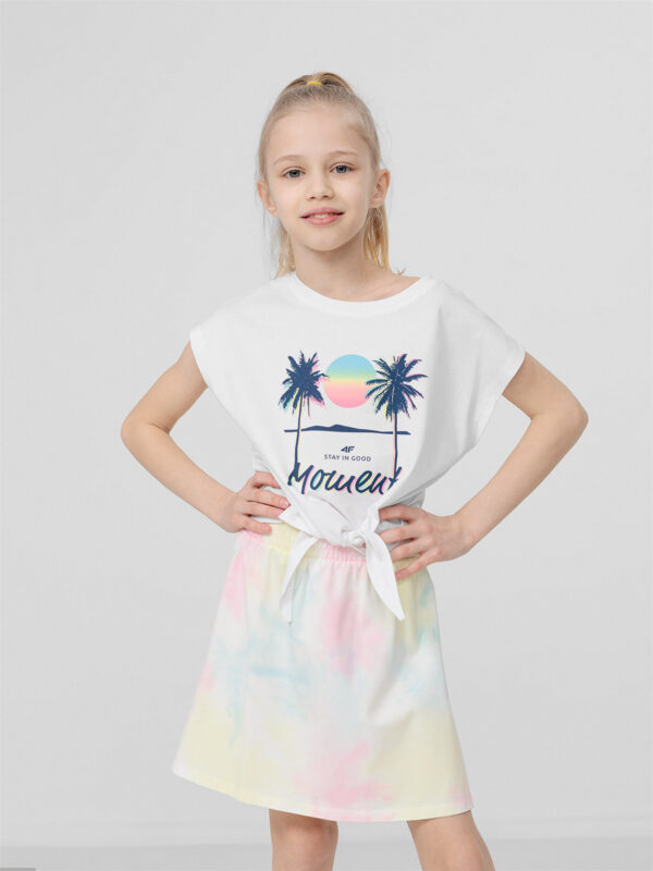T-shirt Dziewczęcy 4f A-Sport