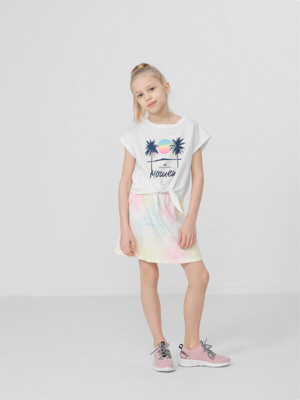 T-shirt Dziewczęcy 4f A-Sport