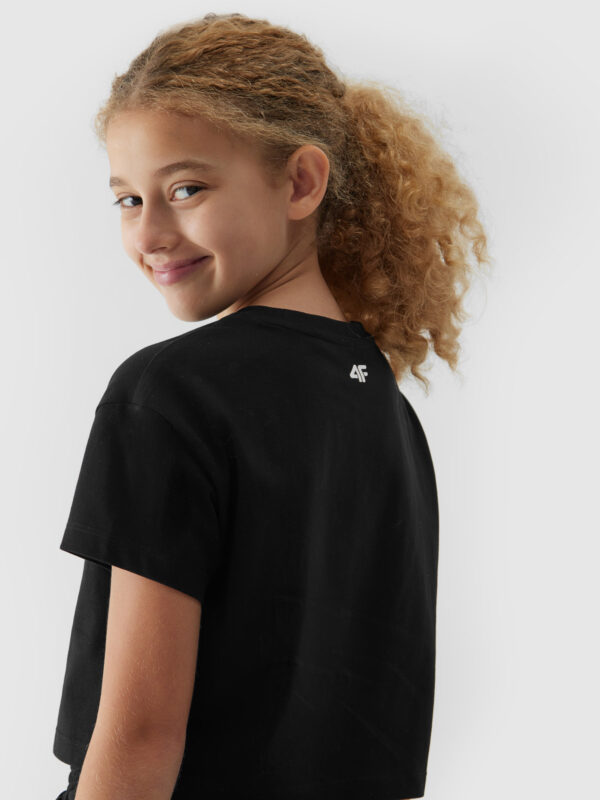 4f Tshirt Crop-top Dziewczęcy A-Sport