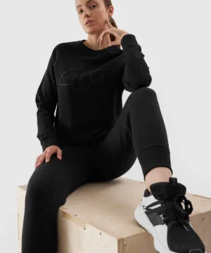 Bluza dresowa nierozpinana bez kaptura damska 4f A-Sport