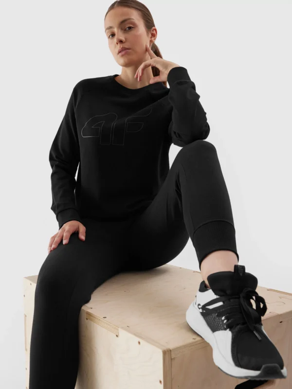 Bluza dresowa nierozpinana bez kaptura damska 4f A-Sport
