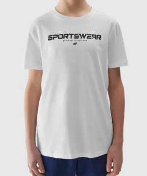 T-Shirt z Nadrukiem Chłopięcy 4f A-Sport