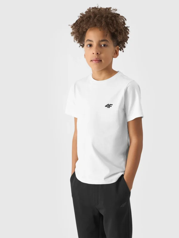 T-Shirt Gładki Chłopięcy 4f A-Sport