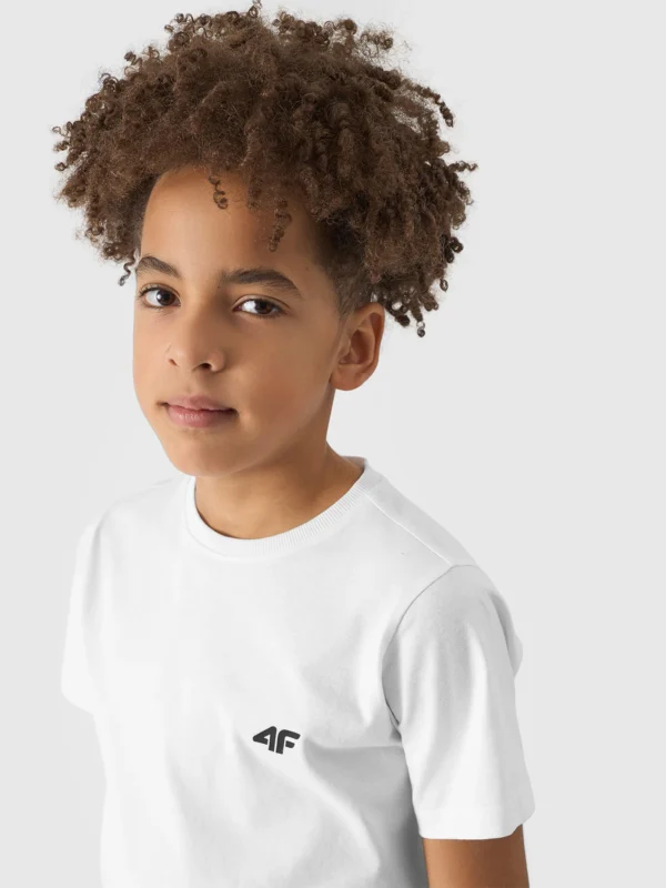 T-Shirt Gładki Chłopięcy 4f A-Sport