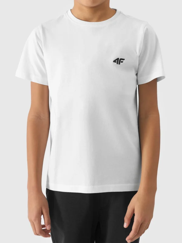 T-Shirt Gładki Chłopięcy 4f A-Sport