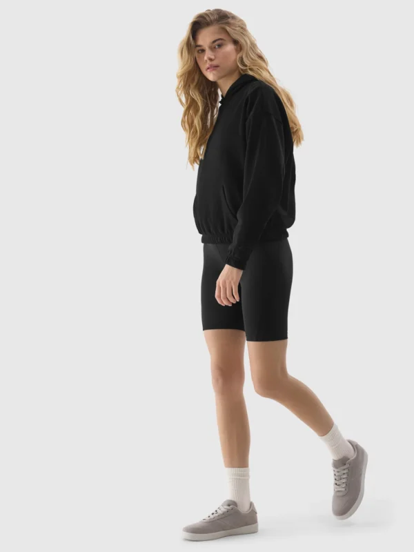 Bluza Dresowa Nierozpinana Z Kapturem Damska 4f A-Sport
