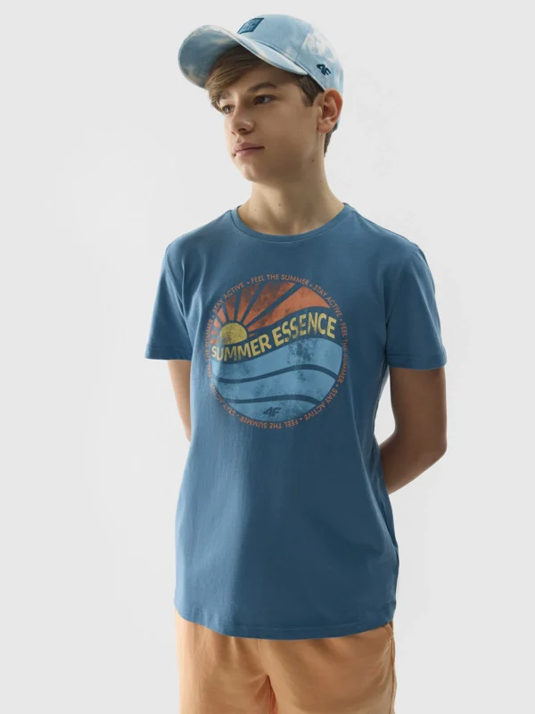 T-Shirt Regular Chłopięcy 4F A-Sport
