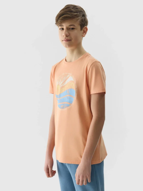 T-Shirt Regular Chłopięcy 4F A-Sport