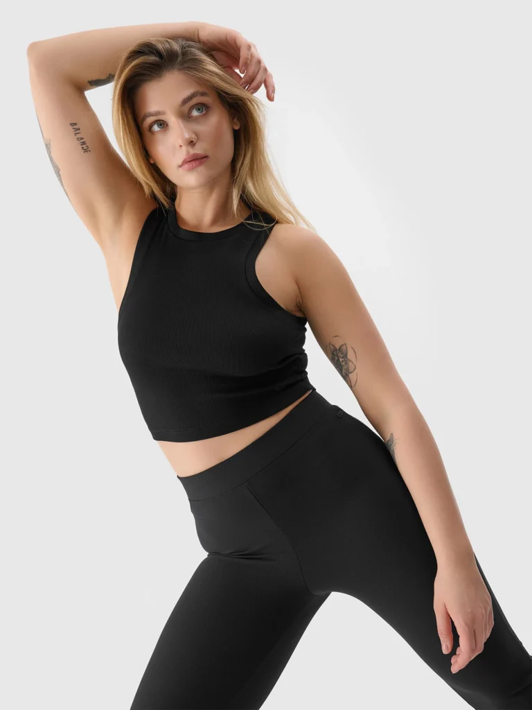 Crop Top Slim Damski 4F A-Sport