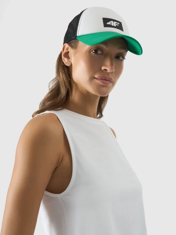 Crop-Top Oversize Gładki Damski 4F A-Sport