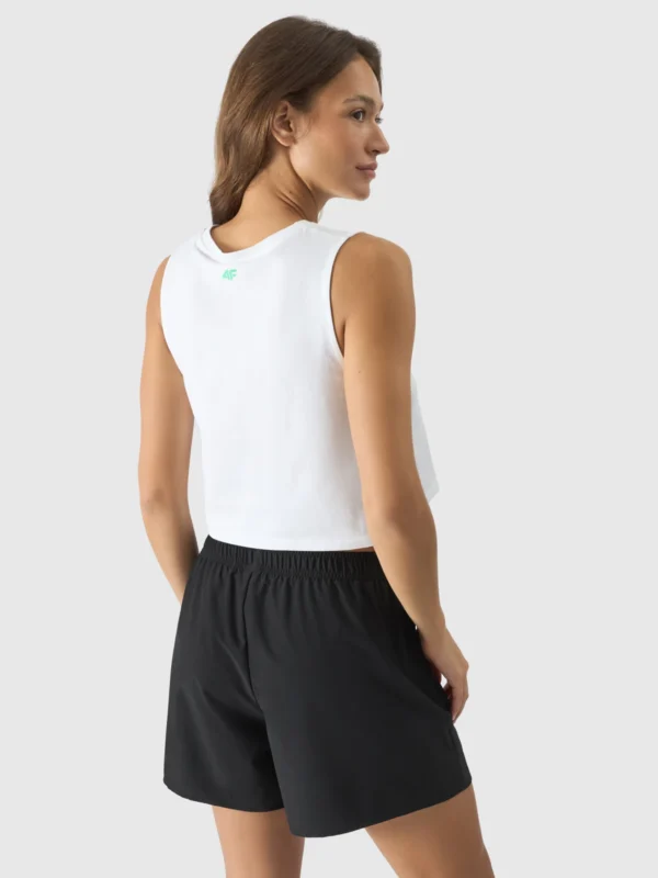 Crop-Top Oversize Gładki Damski 4F A-Sport