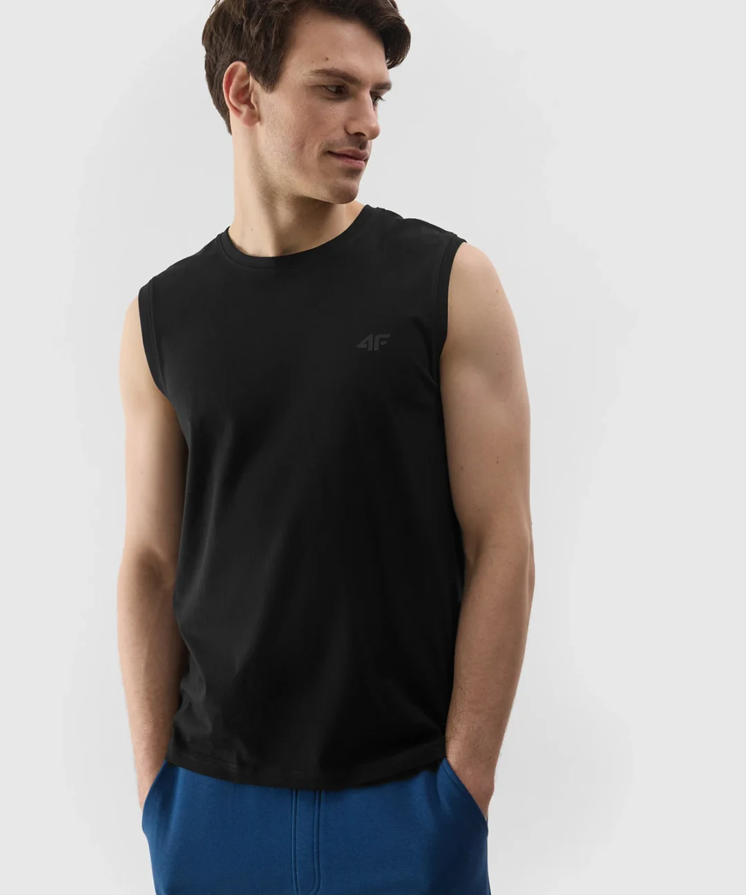 Tank Top Regular Męski 4F A-Sport