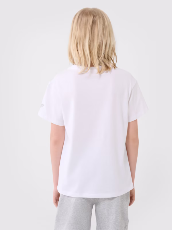 T-shirt oversize gładki chłopięcy A-Sport