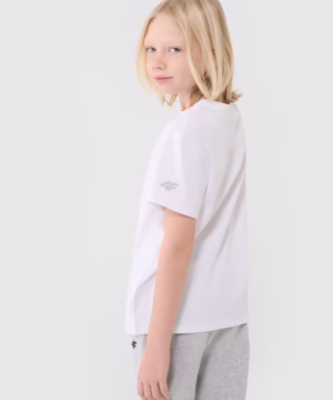 T-shirt oversize gładki chłopięcy A-Sport
