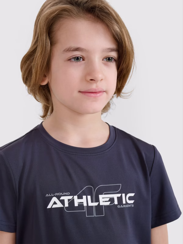 T-shirt sportowy szybkoschnący chłopięcy 4f A-Sport