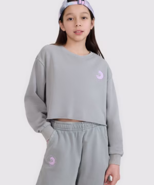 Bluza dresowa nierozpinana bez kaptura dziewczęca 4f A-Sport