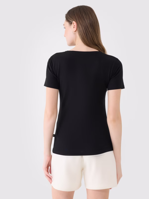T-shirt slim gładki damski 4F A-Sport
