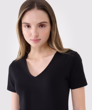 T-shirt slim gładki damski 4F A-Sport