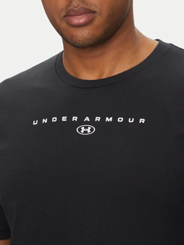 T-Shirt Stacked Logo Męski Under Armour A-Sport
