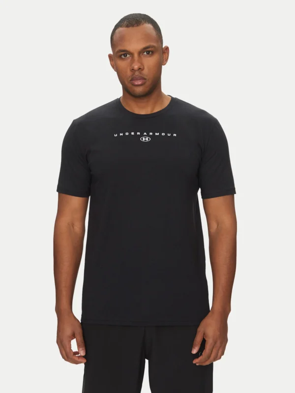 T-Shirt Stacked Logo Męski Under Armour A-Sport