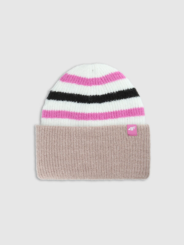 Czapka beanie dziewczęca 4f A-Sport