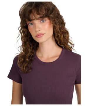 T-shirt slim gładki damski 4f A-Sport