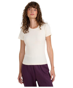 T-shirt slim gładki damski 4f A-Sport