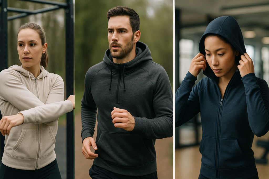 An image illustrating Bluzy sportowe – kiedy warto je nosić i jak dobrać je do aktywności