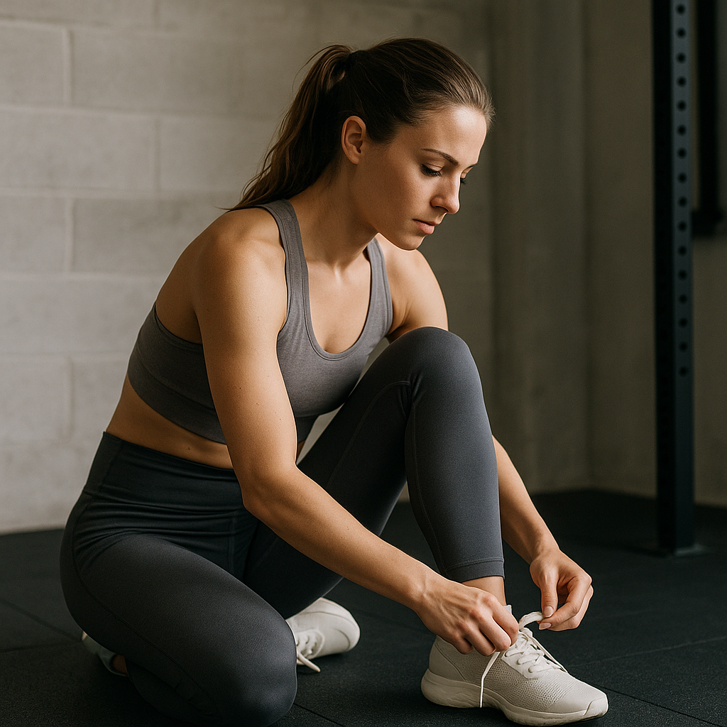 An image illustrating Minimalistyczna garderoba sportowa – mniej ubrań, więcej treningów