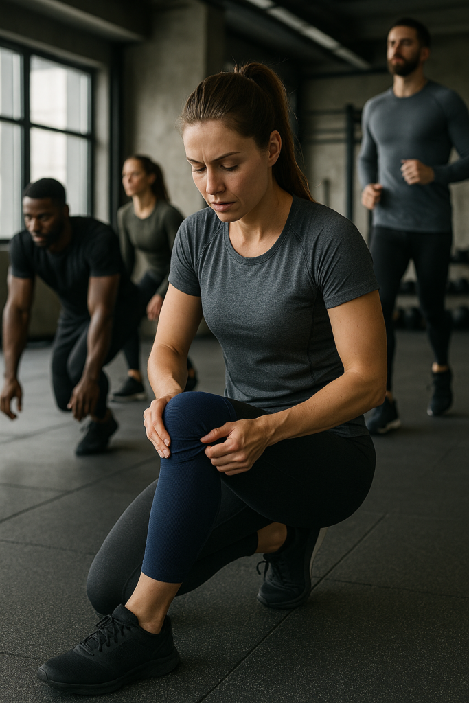 An image illustrating Odzież sportowa a kontuzje – jak ubrania wpływają na bezpieczeństwo treningu