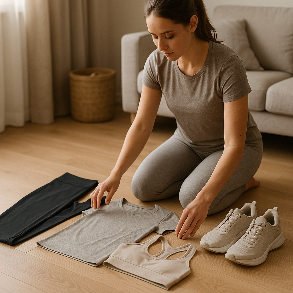 An image illustrating Odzież sportowa dla początkujących – od czego zacząć, aby trening był komfortowy
