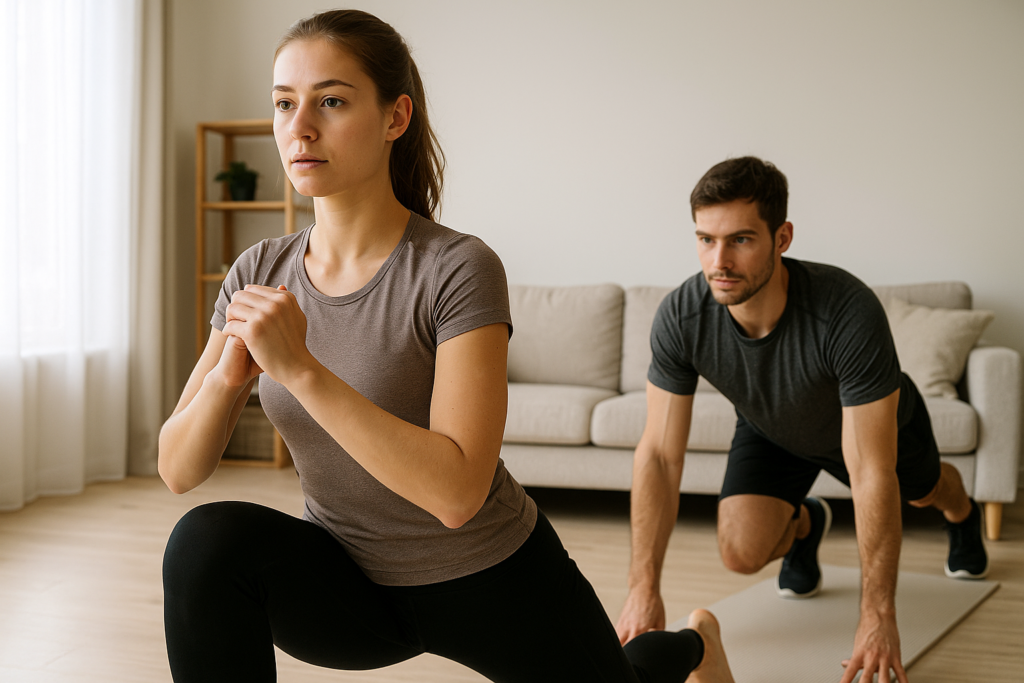 An image illustrating Odzież sportowa na trening domowy – co naprawdę ma znaczenie