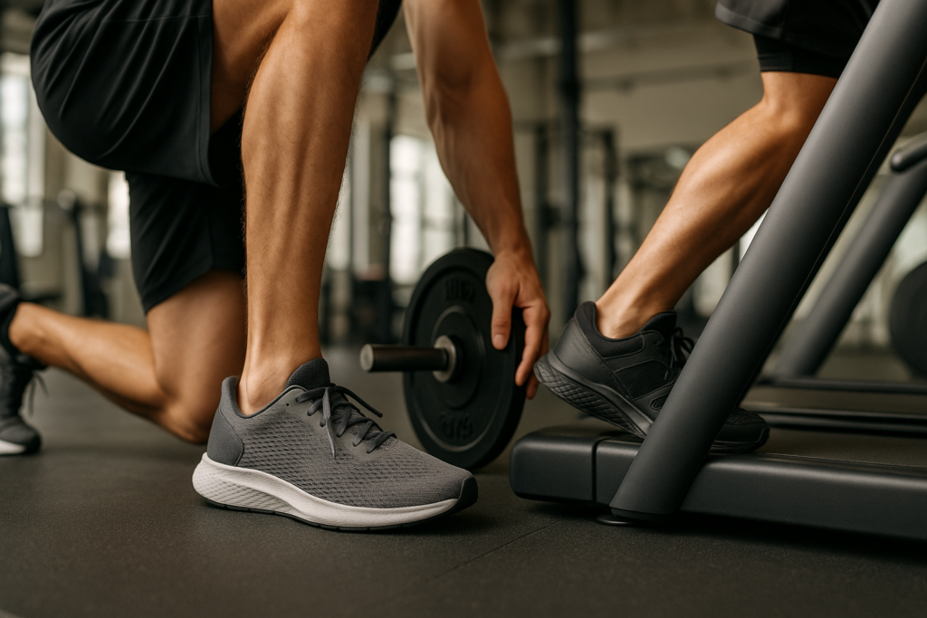 An image illustrating Buty sportowe męskie na siłownię i trening – komfort czy stabilizacja