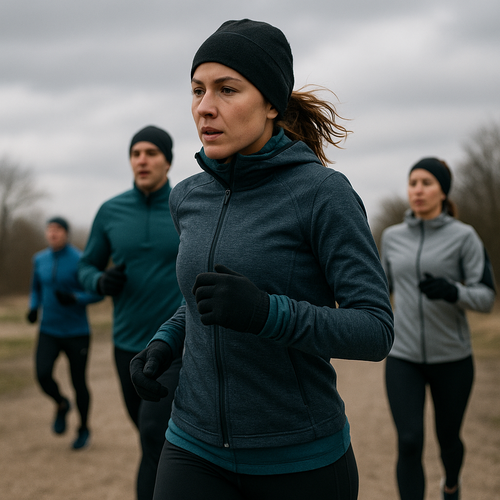 An image illustrating Co ubrać na bieganie wiosną Kompletny poradnik warstw i temperatur