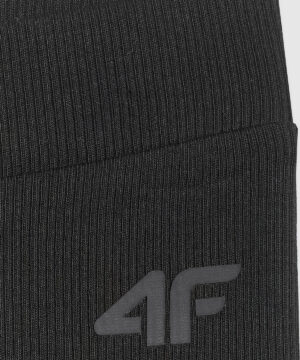 Krótkie leginsy z prążkowanego materiału dziewczęce 4F A-Sport