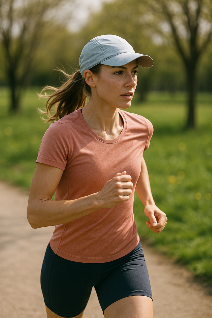 An image illustrating Czapki sportowe damskie na wiosnę i lato – kompletny przewodnik po wyborze idealnego modelu